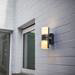 Revive Outdoor PIR Rotatable Tubular Dark Grey Wall Light profile small image view 3 