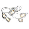 Revive Chrome/Smoked Glass 5-Light Ceiling Light profile small image view 1 