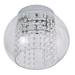 Revive Chrome/Clear Glass 2-Light Cloche Ceiling Light profile small image view 2 