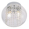 Revive Chrome/Clear Glass 2-Light Cloche Ceiling Light profile small image view 1 