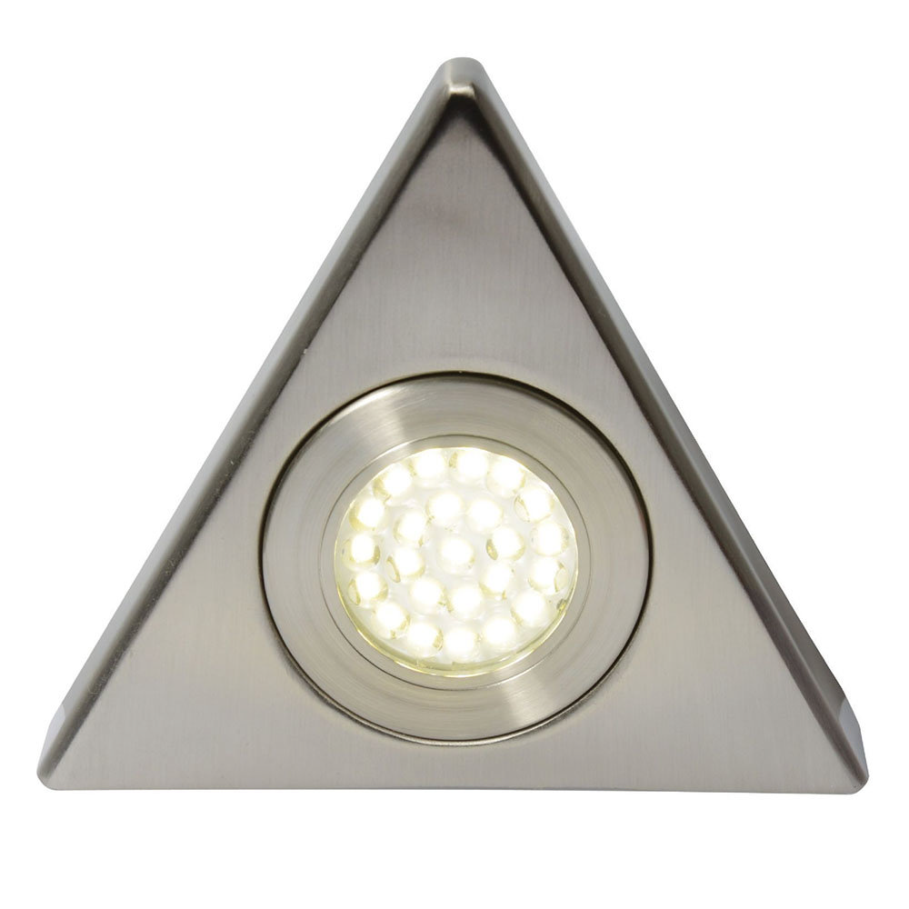 Revive Triangle LED Under Cabinet Light Satin Nickel