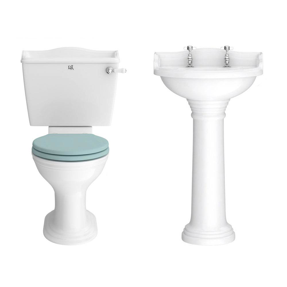 Downton Abbey Ryther Suite Duck Egg Blue Victorian Plumbing