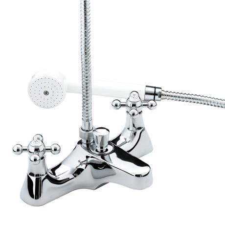 Bristan - Regency Deck Mounted Bath Shower Mixer - Chrome Plated - R-DBSM-C