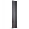 Rico Double Panel Anthracite Radiator 1800 x 361 profile small image view 1 