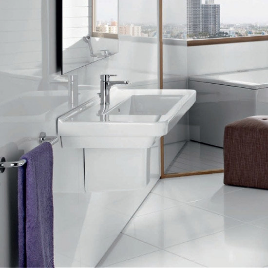 Roca Dama-N Semi Pedestal | Now Available At Victorian Plumbing.co.uk
