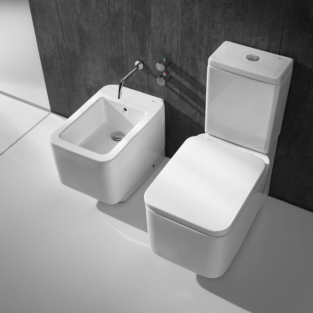 Roca - Element Close Coupled BTW Toilet with Soft Close ...