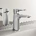 Roca L20 Chrome Basin Mixer Tap with Pop-Up Waste - 5A3I09C00 profile small image view 2 