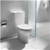 Roca Laura Close Coupled Toilet with Soft-Close Seat profile small image view 3 