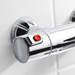 Roca Victoria Wall Mounted Thermostatic Bath Shower Mixer - 5A1118C00 profile small image view 2 