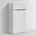 Monza White Ash WC Unit Only - 500mm Wide profile small image view 3 