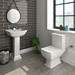 Rydal Traditional Basin + Pedestal (1 Tap Hole) profile small image view 2 