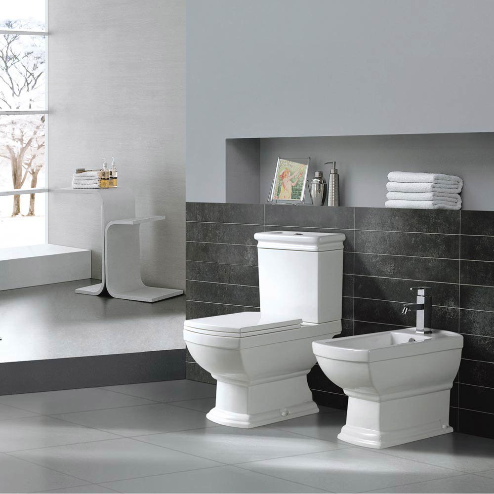 Rydal Traditional Toilet + Soft Close Seat Victorian Plumbing UK