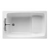 Armitage Shanks Showertub 1200 x 750mm 2TH Idealform Shower Bath - S125401 profile small image view 1 