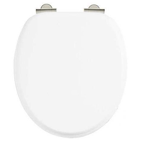 Burlington Soft Close Toilet Seat - Gloss White Seat - S18
