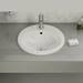 Vitra - S20 Countertop Round Basin - 1 Tap Hole - 3 Size Options profile small image view 2 