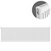 Type 11 H400 x W1100mm Compact Single Convector Radiator - S411K profile small image view 1 