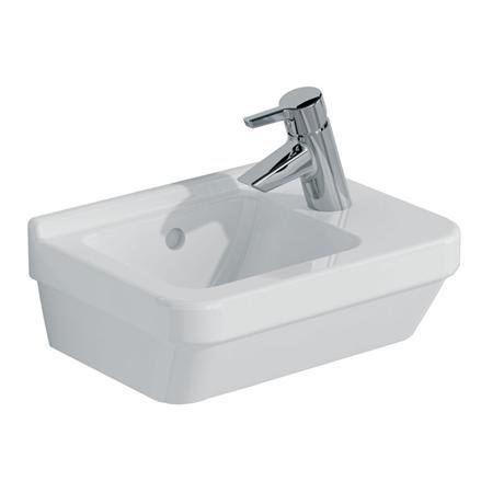 Vitra S50 Compact Cloakroom Basin 40cm 1 Tap Hole