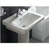 VitrA - S50 Square Washbasin & Pedestal - 1 Tap Hole - Various Size Options profile small image view 2 