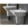 VitrA - S50 Square Washbasin & Half Pedestal - 1 Tap Hole - Various Size Options profile small image view 2 