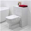 RAK Series 600 Gloss White BTW Toilet Unit inc. Cistern & Soft Close Seat - 2 Size Options profile small image view 2 