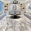 Sarzano Carrara Marble Effect Floor Tiles - 600 x 1200mm Small Image