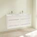 Villeroy and Boch Avento Double Vanity Unit 1180mm - Crystal White - SAVE29B401 profile small image view 2 