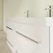 Villeroy and Boch Avento Double Vanity Unit 1180mm - Crystal White - SAVE29B401 profile small image view 5 
