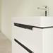 Villeroy and Boch Subway 2.0 Glossy White 600mm Wall Hung 2-Drawer Vanity Unit profile small image view 3 