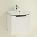 Villeroy and Boch Subway 2.0 Glossy White 450mm Wall Hung 1-Drawer Vanity Unit profile small image view 2 