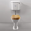 Silverdale Belgravia Low Level Toilet with Chrome Fittings - Excludes Seat profile small image view 1 