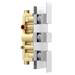 Summit Concealed Thermostatic Triple Shower Valve profile small image view 7 