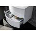 Crosswater - Svelte Two Drawer Vanity Unit & Basin - White Gloss profile small image view 6 