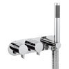 Crosswater - Svelte Wall Mounted Thermostatic Shower Valve with Handset - SE1701RC profile small image view 1 