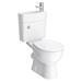 Seattle Combined Two-In-One Wash Basin + Toilet profile small image view 2 