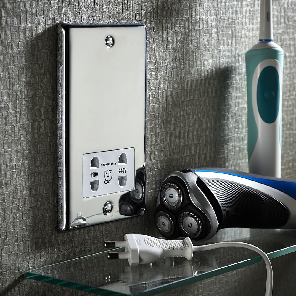 Chrome Shaver Socket Sensio SE3014200 Victorian Plumbing