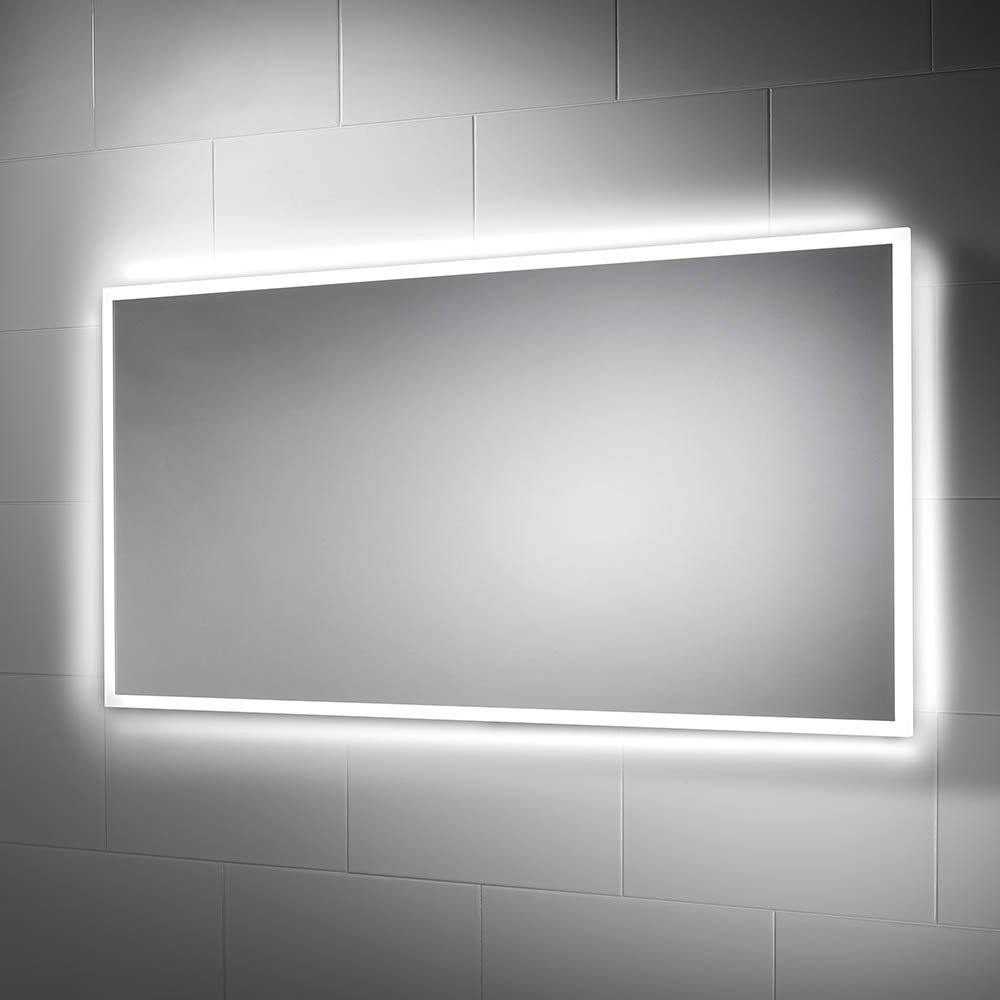 Sensio Glimmer 1200 x 600mm Dimmable LED Mirror with Demister Pad