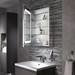Sensio Belle Dual-Lit LED Mirror Cabinet with Demister Pad & Shaving Socket - SE30796C0 profile small image view 4 