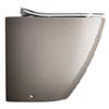 Crosswater - Svelte Back to Wall Pan with Soft Close Seat - Platinum profile small image view 1 
