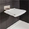 Crosswater - Square Wall Mounted Folding Shower Seat profile small image view 1 