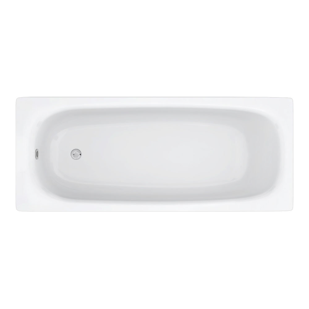 Aurora 1700 x 700mm 0TH Steel Enamel Bath Victorian Plumbing UK