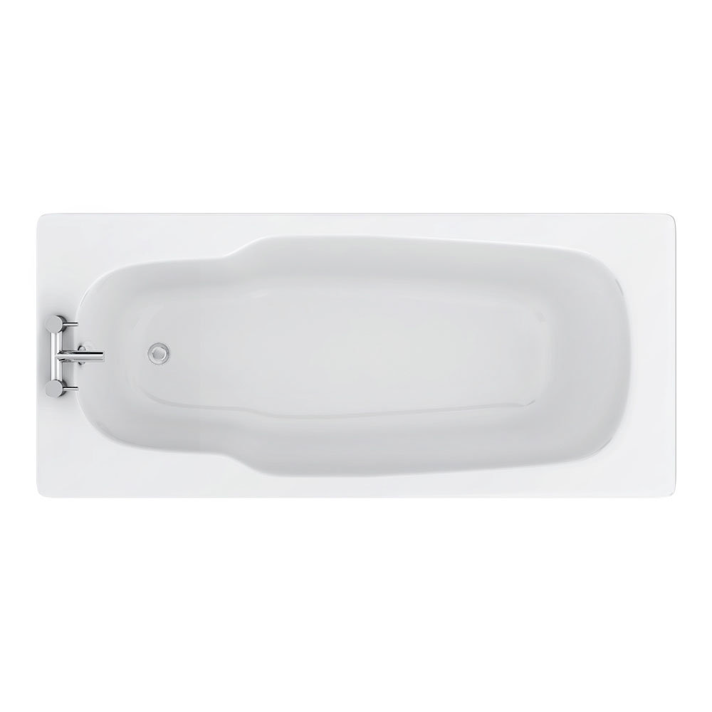 Aurora 1800 x 800mm 2TH Steel Enamel Bath Victorian Plumbing UK