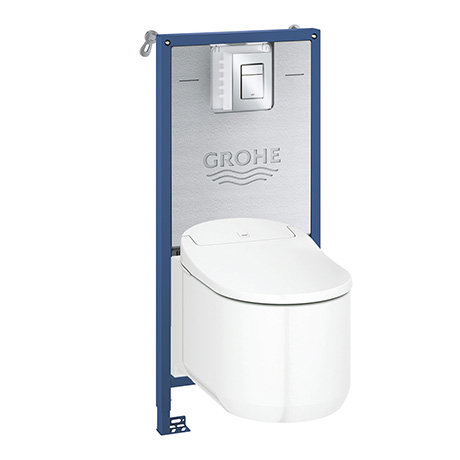 Grohe Rapid SLX 1.13m Frame / Sensia Arena Smart Complete WC 5 in 1 Pack