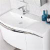 Roper Rhodes Serif 900mm Isocast Basin - Left or Right Hand Option profile small image view 1 