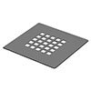Graphite Shower Grate Cover for Imperia Shower Trays profile small image view 1 