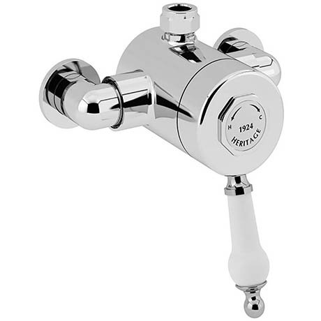 Heritage Glastonbury Exposed Sequential Shower Valve with Top Outlet Connection - Chrome - SGCT03