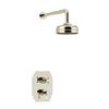 Heritage Glastonbury Recessed Shower with Premium Fixed Head Kit - Vintage Gold - SGDUAL02 profile small image view 1 