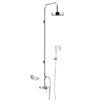 Heritage Gracechurch Mother of Pearl Exposed Shower with Deluxe Fixed Riser Kit & Diverter to Handset - SGRDMOPDUAL01 profile small image view 1 