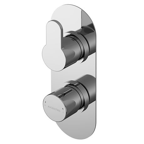 Asquiths Sanctity Twin Concealed Shower Valve With Diverter - SHA5115