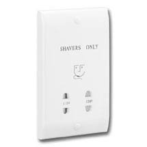 HIB - Shaver Socket - Brushed Chrome - 5680 at Victorian Plumbing UK