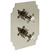 Heritage Hartlebury Twin Concealed Shower Valve with Two Outlet Diverter - Vintage Gold - SHDA03 profile small image view 1 